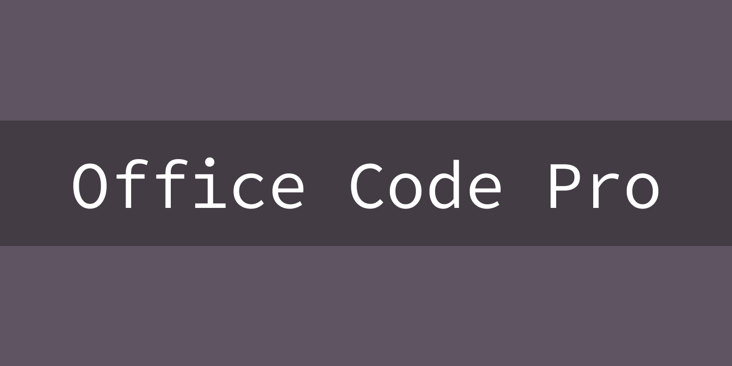 Fuente Office Code Pro